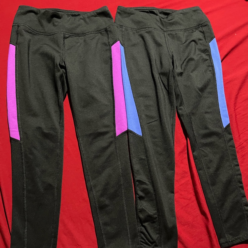Two girls danskin tights